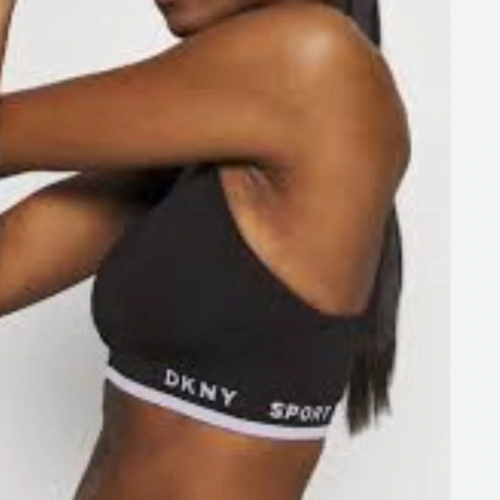 DKNY Sport Womens Black Strappy Seamless Low-Impact Padded Sports Bra Si… #7
